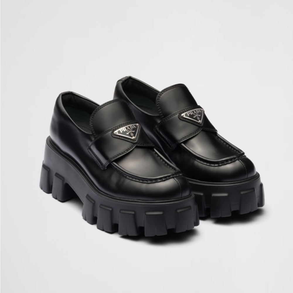 I.N.S.P.I.R.E.D. Prada Monolith Loafers 38